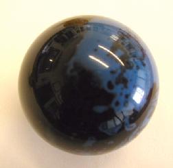 Custom Novelty Billiard Ball For Pool Table Games Blue Black